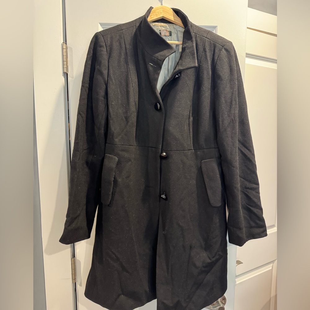 J. Crew Women's Black Car Coat